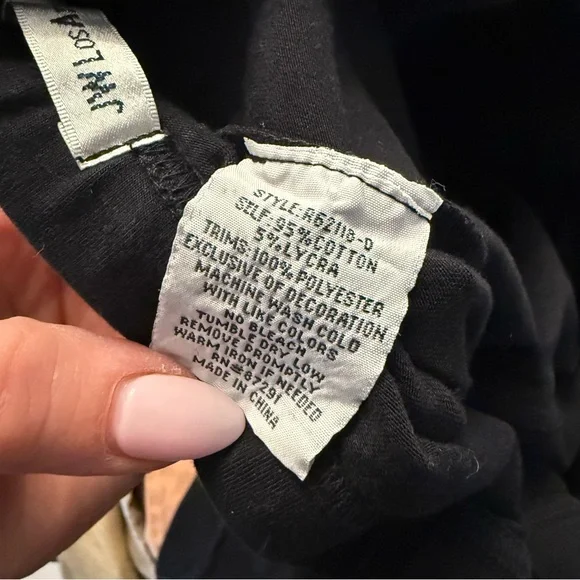 JOHNNY WAS • Black floral embroidered leggings - XS - Picture 5 of 5